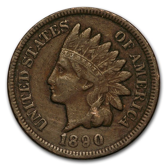 1890 Indian Head Cent VF 1890 Indian Head Cent VF